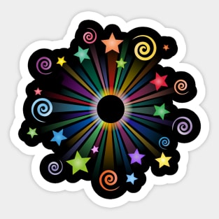 The colorful life Sticker